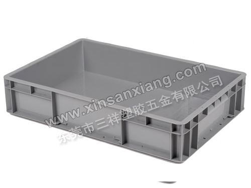 EU-4611物流箱<br>外(mm)600×400×120<br>內(nèi)(mm)555×355×110